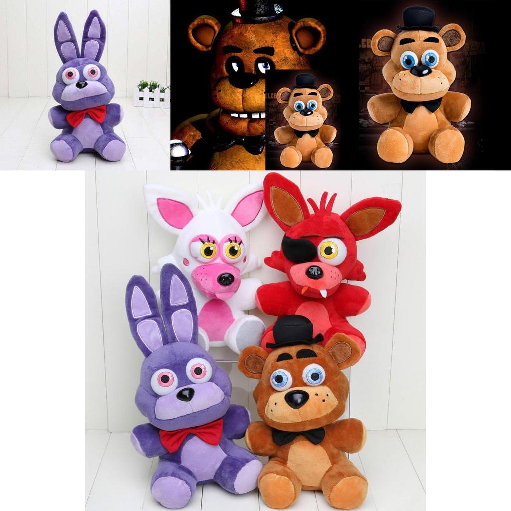 Charming Five Nights At Freddy's Plush Toy Bear Fox Bonnie Golden For Kids And Collectors