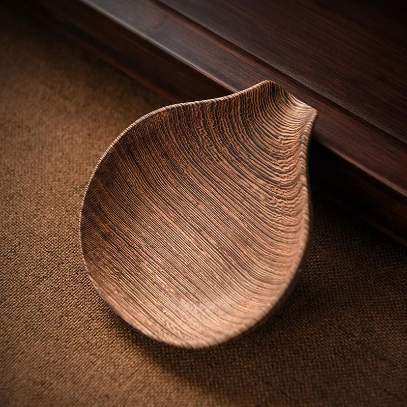 Door Frame Tea Spoon Kung Fu Tea Set Handmade Tea Holder Tea Spoon Tea Appreciation Tea Ceremony Utensils Tea Pull Caddy Spoon