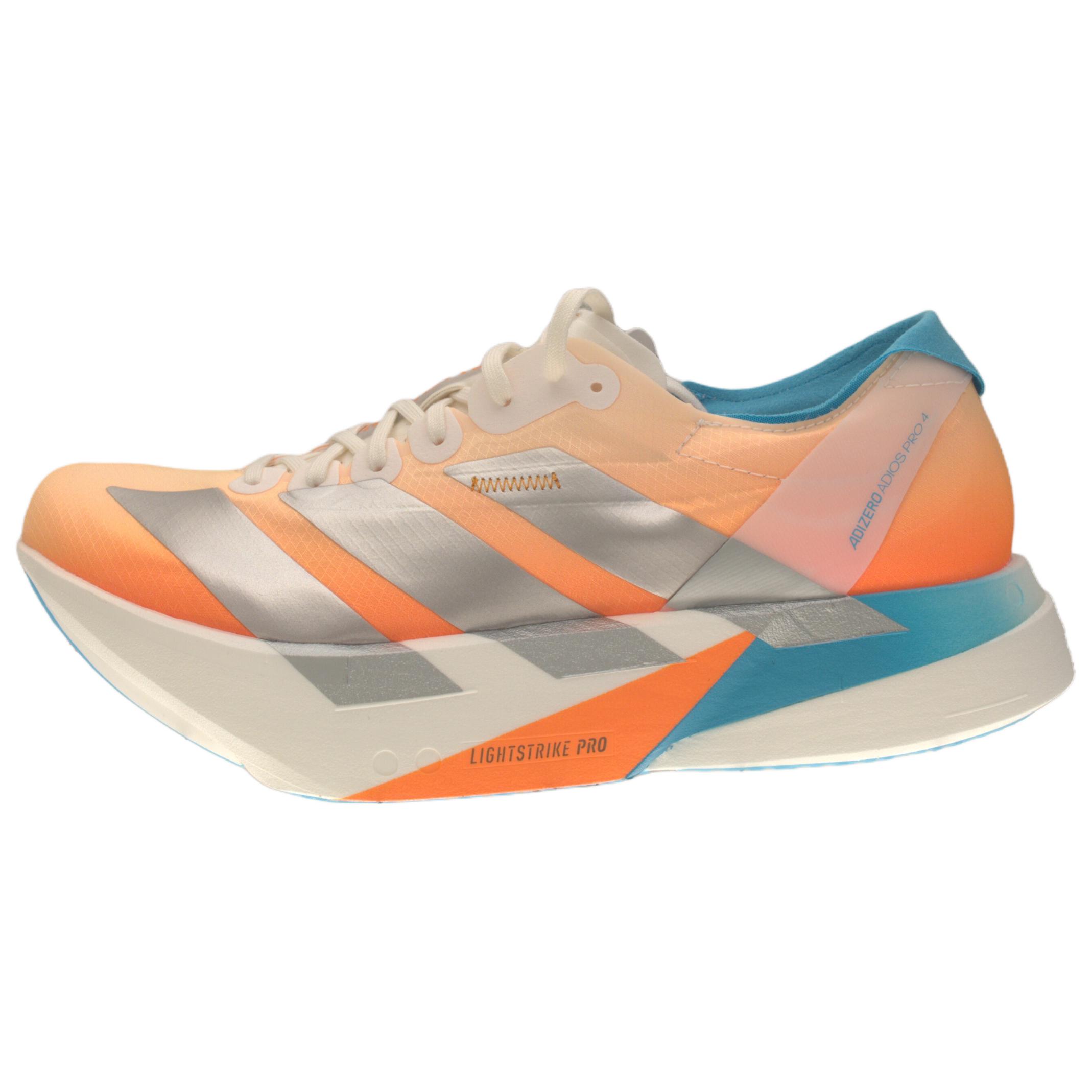 

Adidas Adizero Adios Pro 4 Carbon Pillar Comfortable Fit Marathon Running Shoes Unisex sneaker Blue Orange KH6360 45⅓