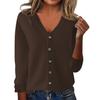 Women Casual Long Sleeve Knit Cardigan Loose Fit Fashion Top Jacket