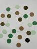 2m Green, Gold & Brown Round Paper Garland for Birthday or Wedding Decor