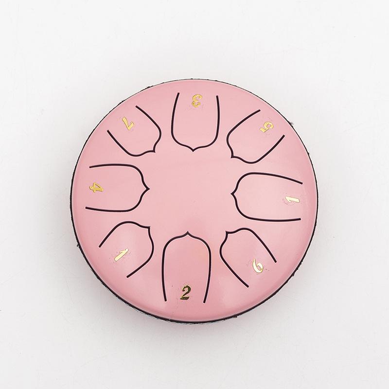 

5-inch 8-Note Ethereal Hand Drum, Relaxation Drum for Adults and Kids, Handpan Percussion Instrument.