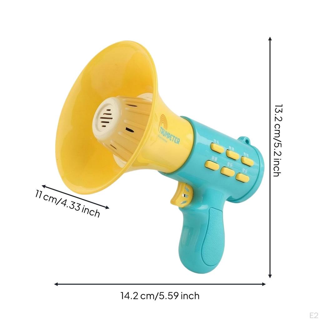 Toy Megaphone with Voice Changer | Builtin Recording Function, EasytoHold Handheld Design,