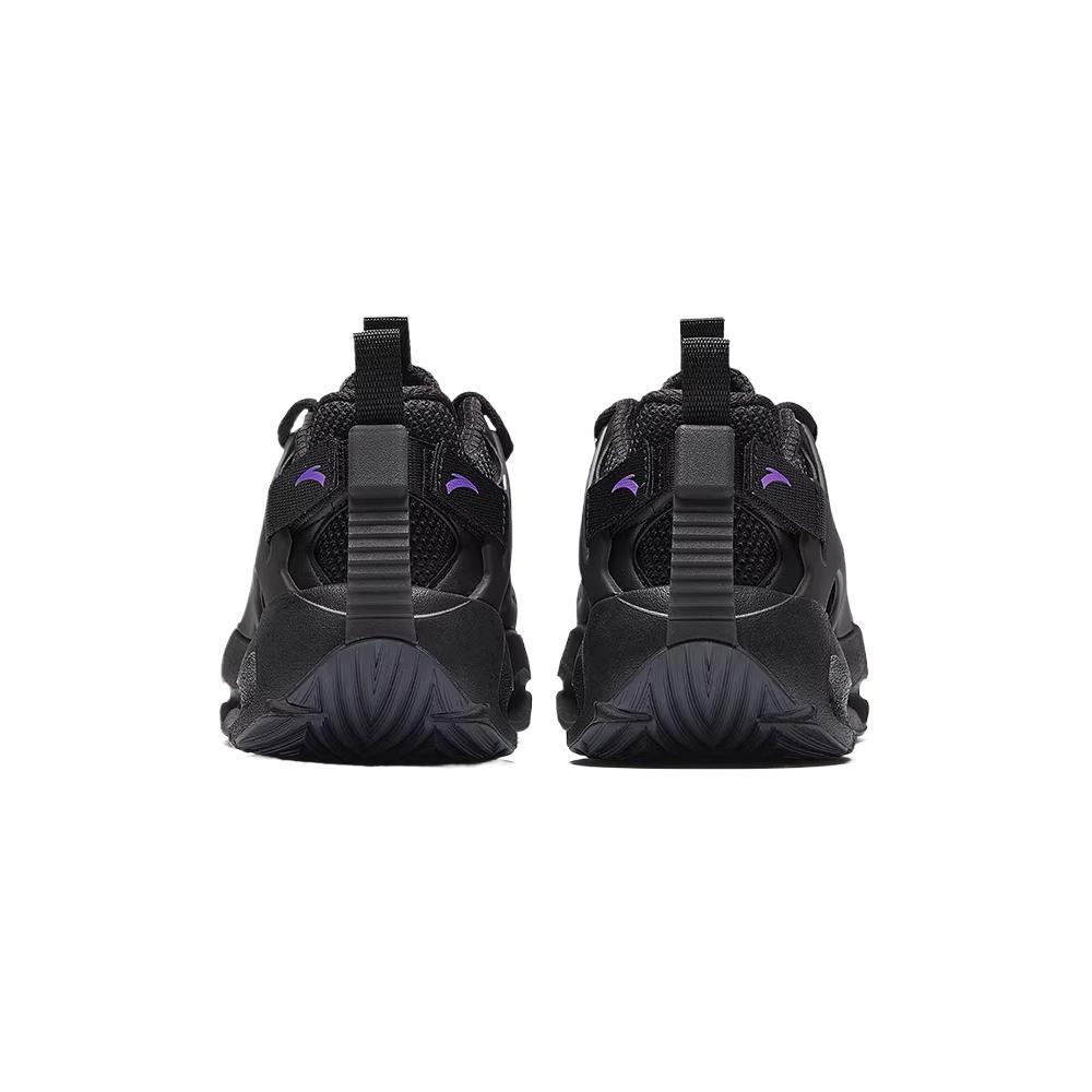 Anta Light Flow Fabric Leather Synthetic Leather Lifestyle Round Toe Solid Color Low Top Hiking Shoes Men Hiking Shoes 112628805-6