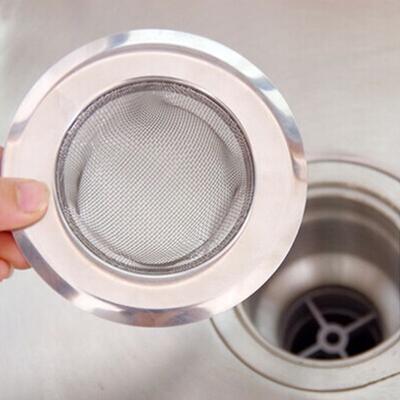 Stainless Steel Shower Drain Hair Catcher Stopper Bathtub Kitchen Bathroom Accessories MIT
