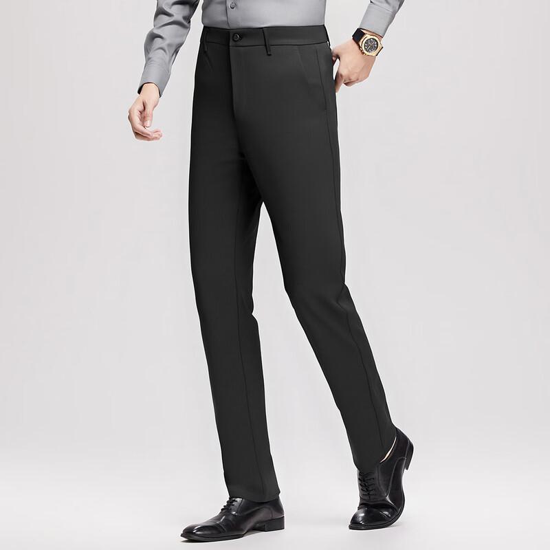 Shanshan Men's 2025 Autumn/Winter Thickened Wrinkle-Free Casual Trousers