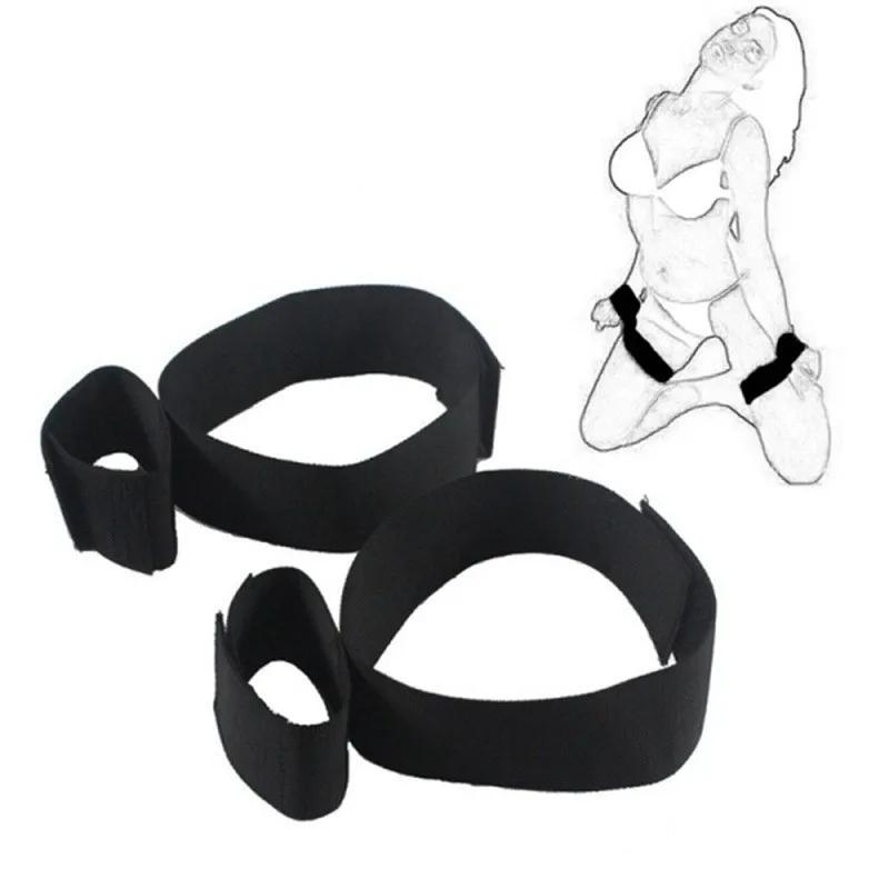 Adult Sex Toy Handcuffs Ankle Cuff Set Slave Bandage Strap SM Bondage Restraints Fetish Women Sex Tool 18+ Sex Product Shop