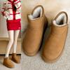 2025 New Snow Boots Women's Short-leg Winter Thickened Warm Cotton Shoes