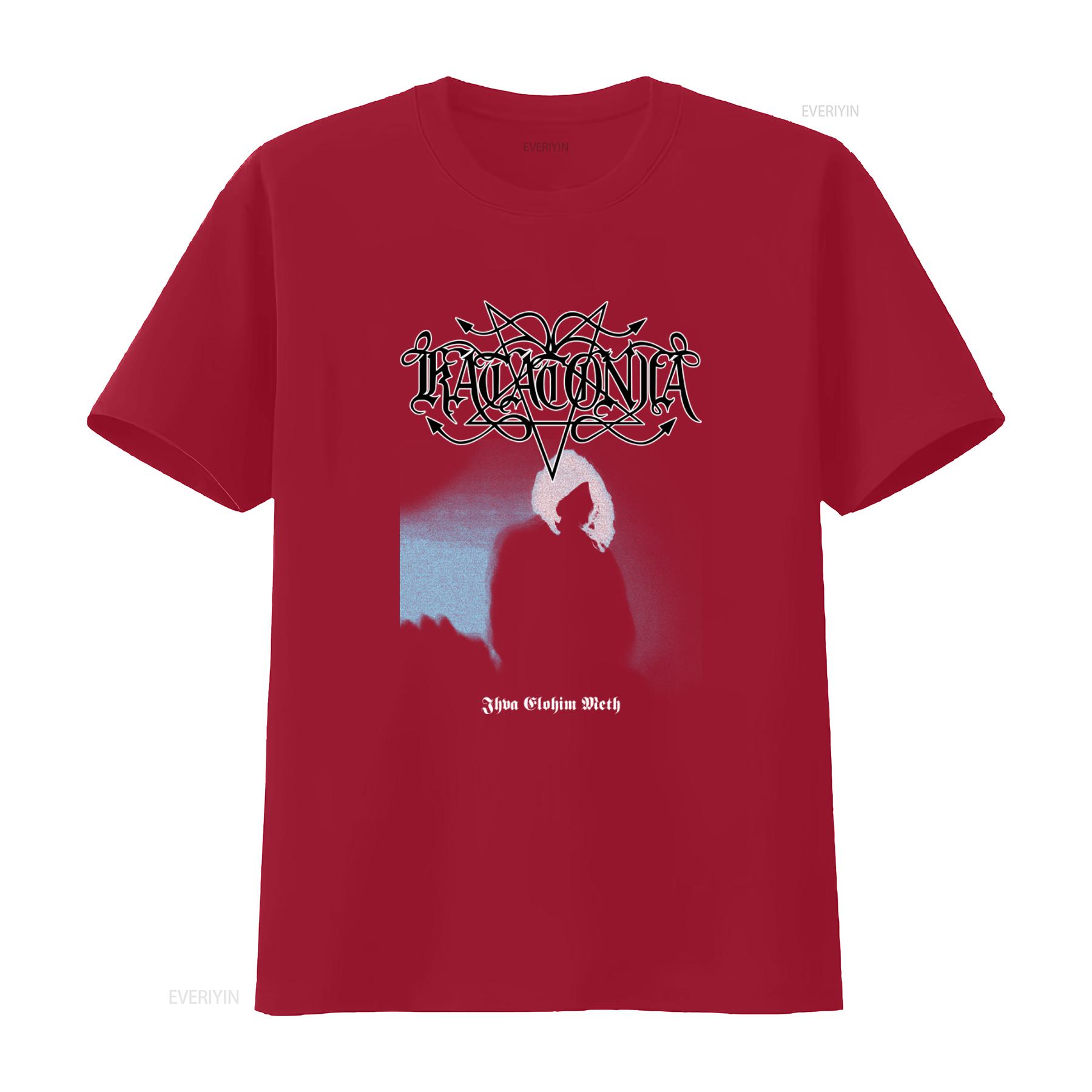 

Vintage Katatonia Jhva Elohim Meth Demo T Shirt Early 2000s Print Size S Rare Collectible Band Merch vintage Washed fashion S