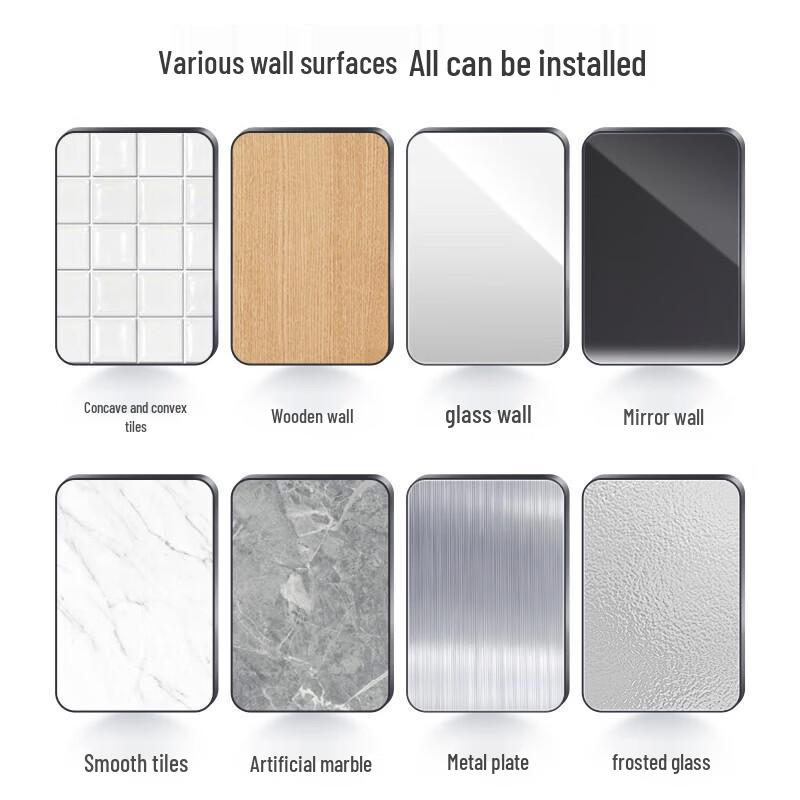 MARYYA No-Drill Wall Mop & Broom Holder