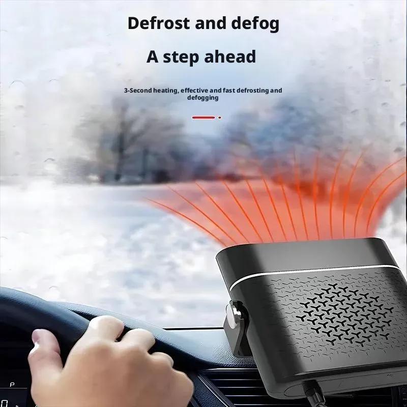 Winter Essential 2-in-1 Car Heater  Cooler with Defrost  Defog Function 360° Rotatable Base for Free Adjustment Quiet Operation