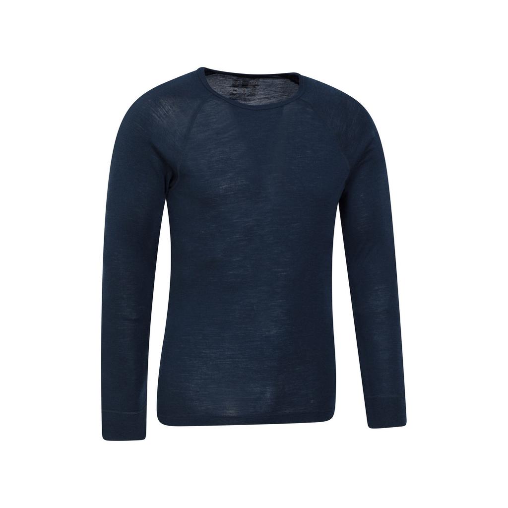 Mountain Warehouse Mens Merino Wool Base Layer Top (Pack of 2)
