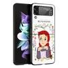 A-Anne Of Green Gables Shirley Case For Samsung Galaxy Z Flip 7 6 5 4 3 z Flip7 Flip6 Flip5 Flip4 5G Phone Cover Flip3 Folding C