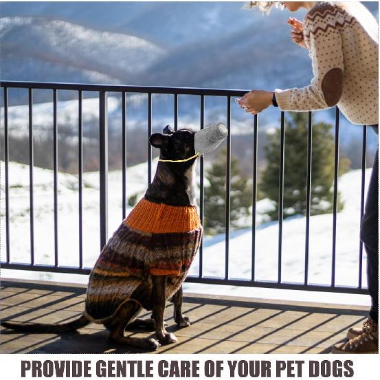 STOBOK Adjustable Dog Gas Maskss Dog Muzzle Reusable Puppy Masks Breathable Dog Mouth Protection Masks Filter Air Pollutants for Small Large Dogs L