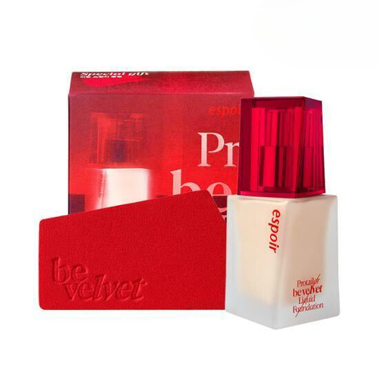 

espoir Pro Tailor Foundation Be Velvet #04 BEIGE with Sponge Special