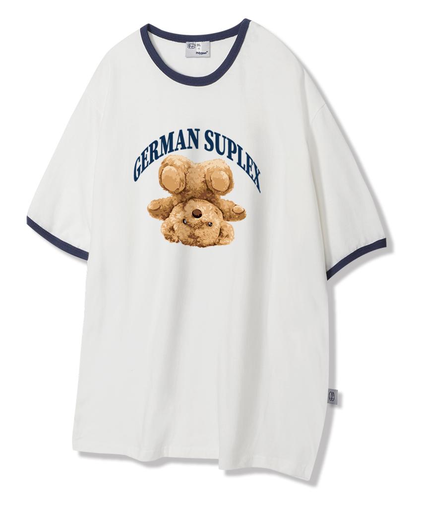 POLYGRAM Suplex Bear Ringer Short Sleeve T-Shirt - 3 Colors