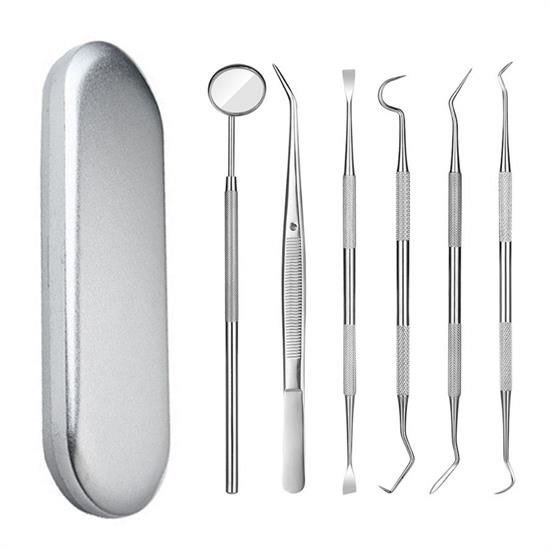 Set per l'igiene orale in scatola da 6 pezzi