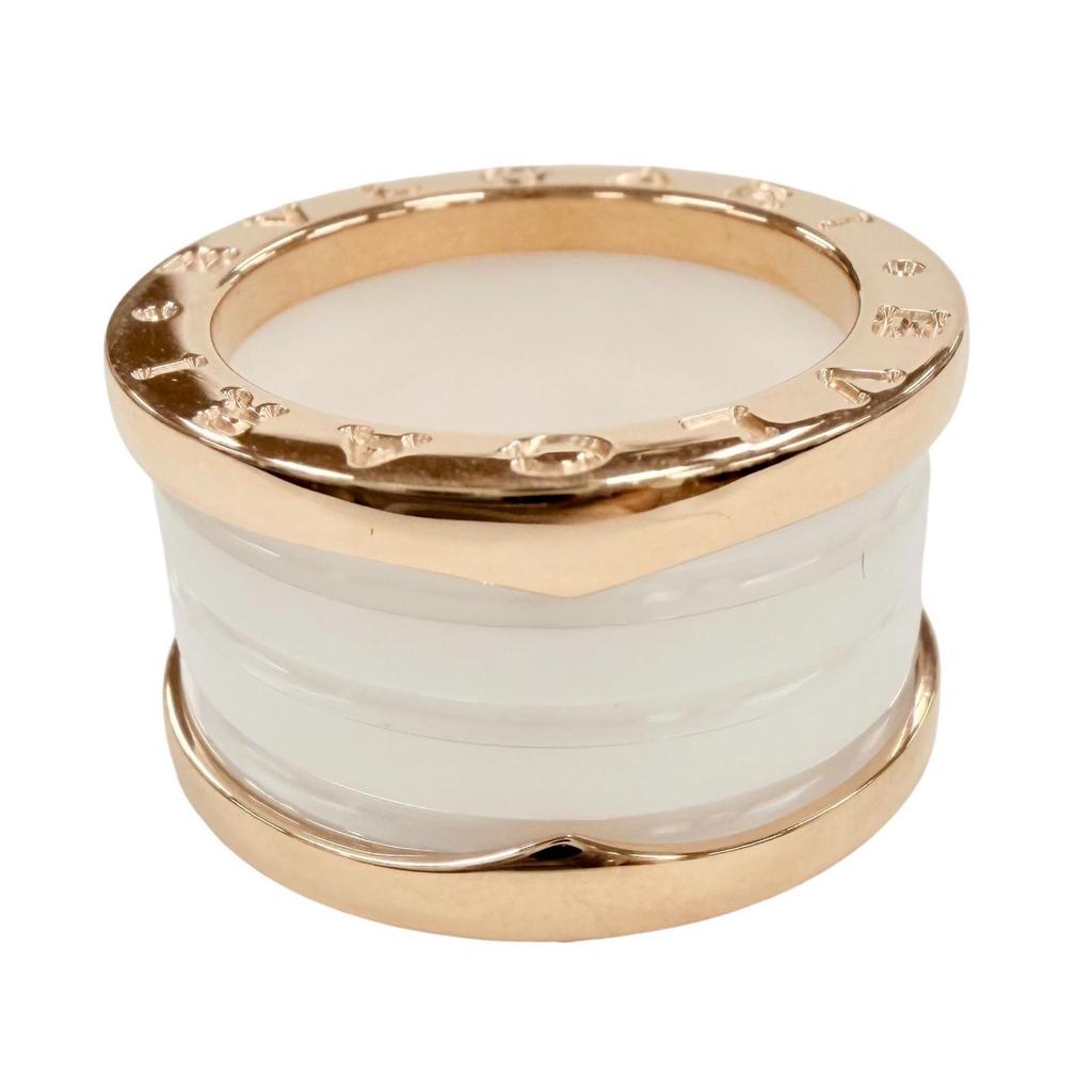 Excellent BVLGARI Ring Bee zero one ring Pink gold AU750 Women CV32932 Used