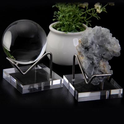 Props Agate Stones Home Decoration Acrylic Display Stand Crystal Ball Base Glass Sphere Holder