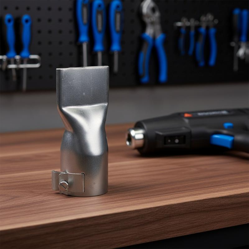 40MM Stainless Steel Flat Nozzle for Hot Air Welding Nozzle High Temperature Resistance PVC Welding Scene