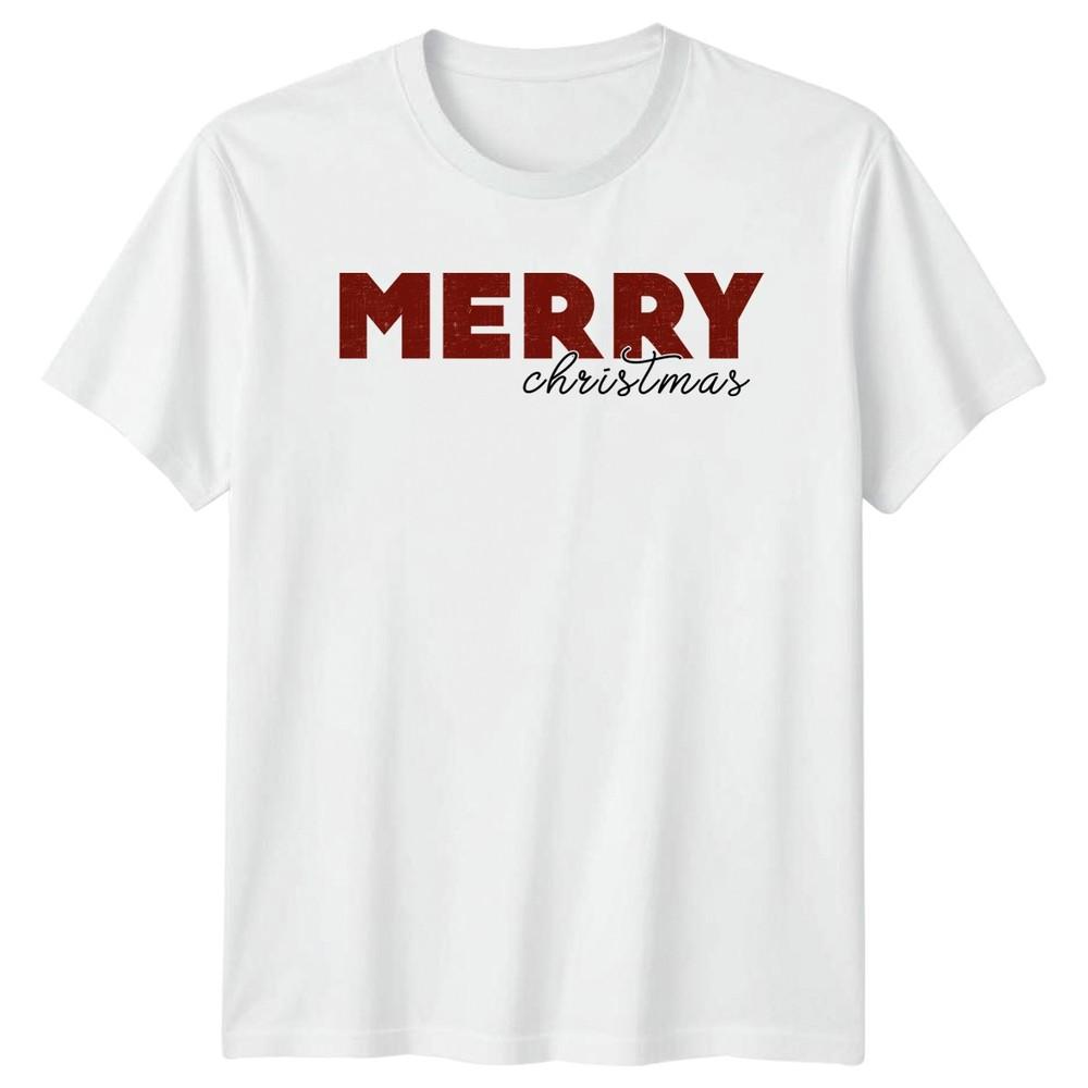 Merry Christmas Holidays Christmas Unisexs TShirt Unisexs Graphic Tee Unisex Top S