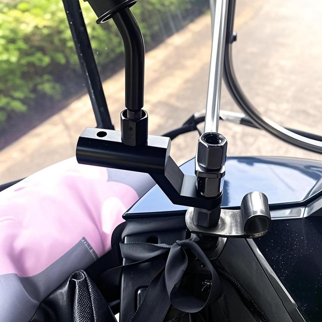 Bike Smartphone Holder Bike Clamp Bar Mirror Mount Aluminum Bicycle