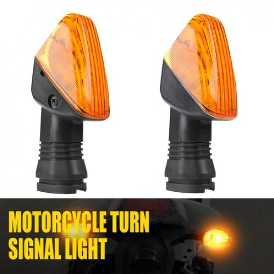 2X For KAWASAKI NINJA Motorcycle Front Rear LED Turn Signal Lights Amber Light A