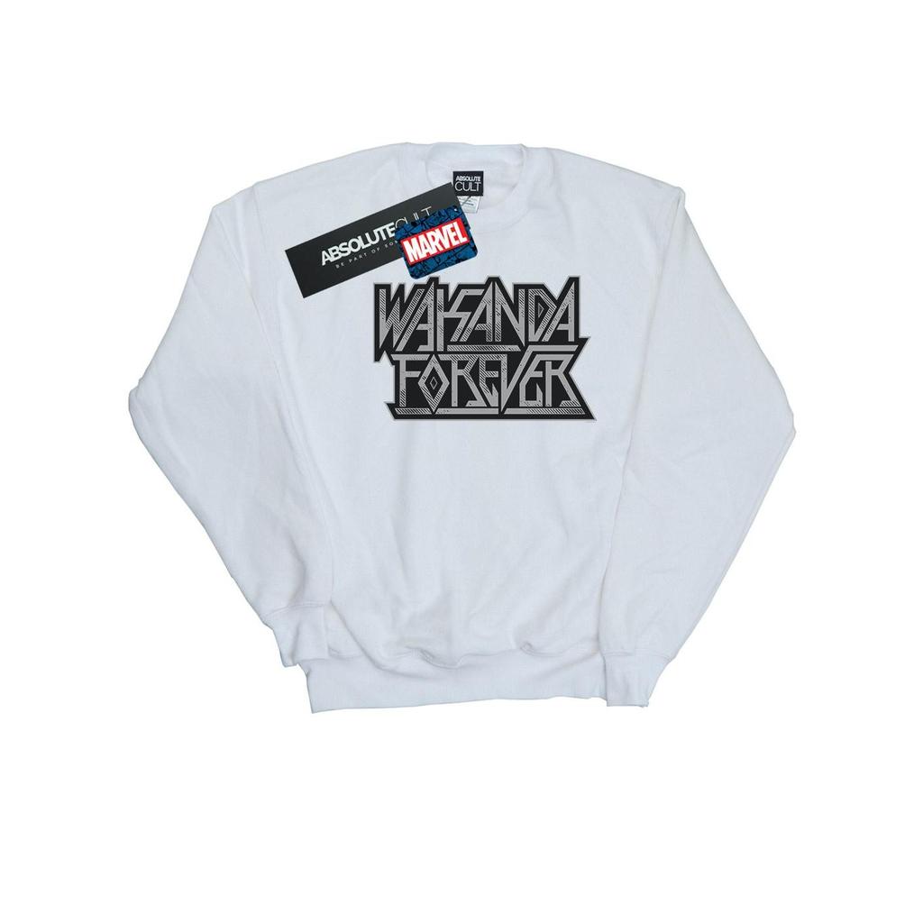 Marvel Mens Wakanda Forever Logo Sweatshirt