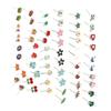 30 Pairs Ear Studs Set Exquisite Fashionable Colorful Stud Earrings for Parties Everyday Use