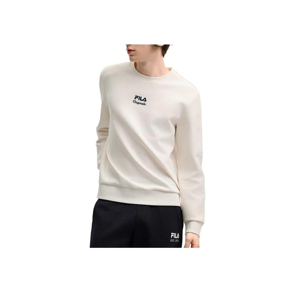 New FILA ORIGINALE Sweatshirt Men's Cloud White F11M519213F-WT