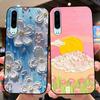 For Huawei P30 Pro Case P 30 Fashion Painted TPU Silicone Soft Phone Cover For Huawei P30 lite Coque Bumper Nova 4e Funda Capa