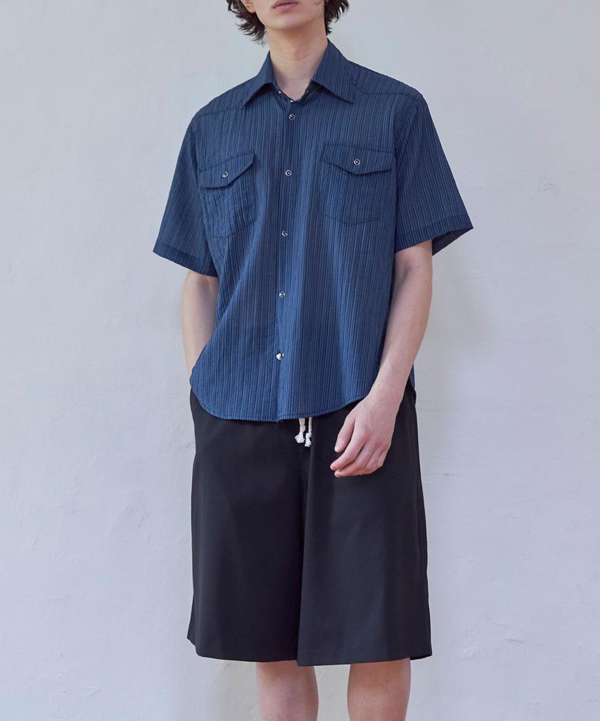 Centair Easy Wide Bermuda Pants_Black