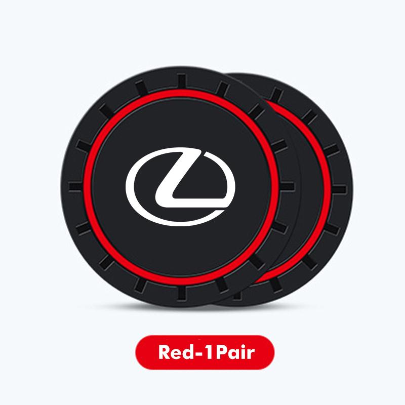 For Lexus Silicone Car Coaster Water Cup Bottle Non Slip Pad Anti-Slip Mat UX250h RX450h RX300 GX470 CT200h RX400h NX300h RX350