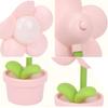 LED Flower Night Light Mini Cute Small Table Lamp Desktop Ornament Bedside Bedroom Ambient Lights Children Toy Kids Holiday Gift