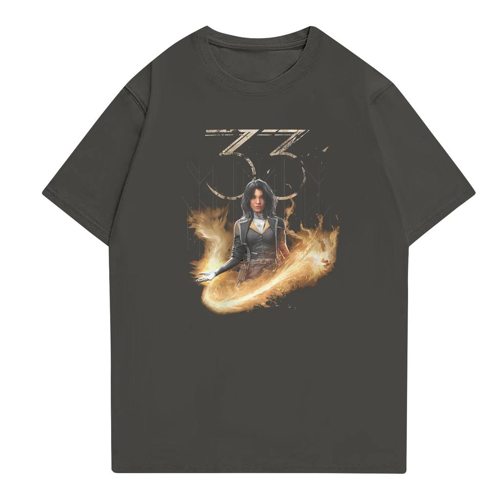 Modische Aldult Rundhals Kurzarm Arbeitskleidung Bedruckte Oberteile Für Sommeroberteile