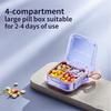 Mini Pill Case Waterproof Airtight Pill Container For Daily Use Travel Sealed Pill Box For Pocket Purse Medication