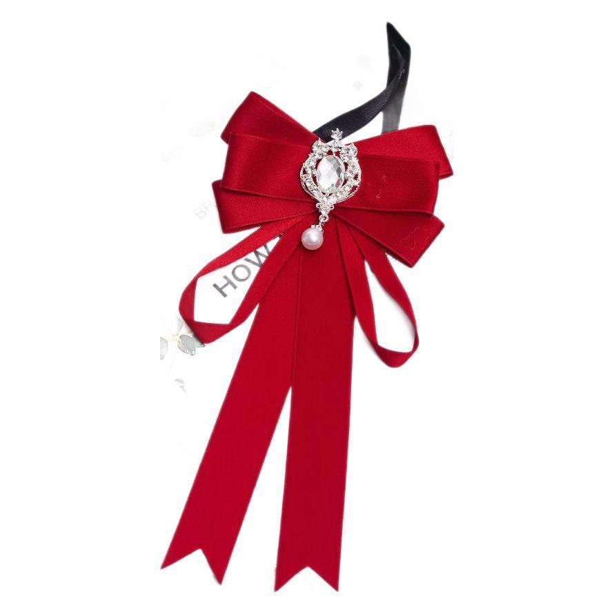 Womens Bow Tie Collar Accessory With Alloy Butterfly Knot For Office And Wedding Wear