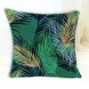 Tropical Plant Pattern Cushion Cover Abstract Leaf Pillowcase Living Room Bedroom Sofa Decorative Pillowcase 45*45Cm