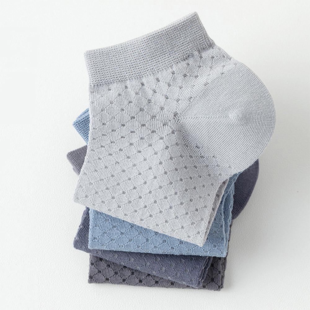 5 Pairs/Set Men Cotton Socks Summer Ultra Thin Breathable Mesh Sport Sock Quick-dry Deodorization Low Tube Ankle Socks Fast Send