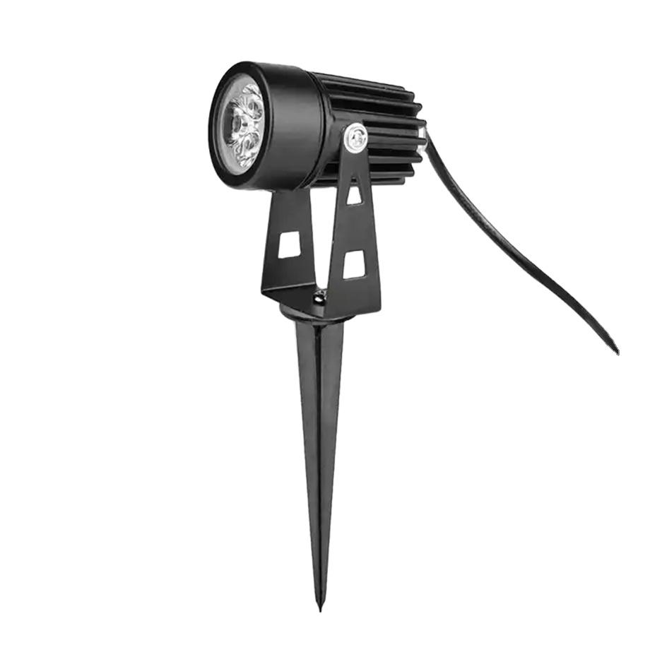 12V Waterproof IP65 Aluminum 3W Outdoor Pathway Spotlight Lawn Lamp Landscape Spot Light Led Spike Garden Light 3 теплый белый