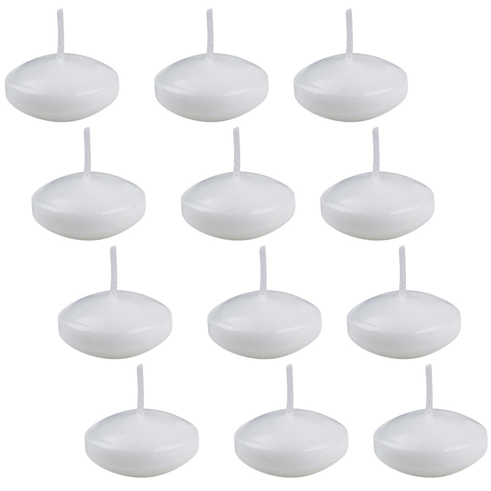 

Белые плавающие свечи из соевого воска без запаха, водонепроницаемые, для декора бассейна, спа, ванны, время горения 3,5–4 часа B