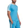 Adidas Originals TRACE CALIFORNIA T Shirts Men's Blue Crew Neck Moderate Straight Fit HB9527