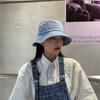 Chapeau de pêcheur uni de base style japonais pour femmes, chapeau de soleil pliable, chapeau de protection solaire, chapeau polyvalent version coréenne, tendance pour hommes