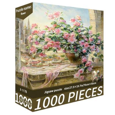 מתנה חמודה להקלת קושי, צעצוע פאזל 1000 חלקים