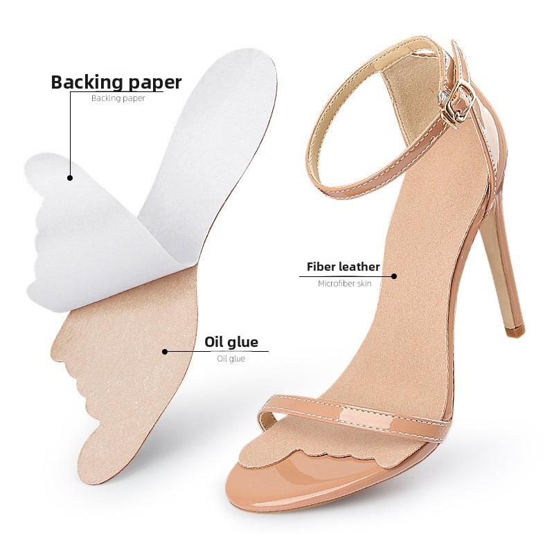 Sandalias de Verano para Mujer Plantillas Suaves Autoadhesivas Antideslizantes Amortiguadoras Se Ajustan Bien Alivio para Pies Fríos Cómodas