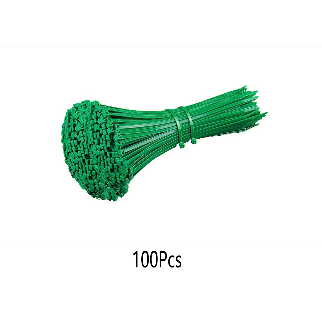 

100 шт. Садовый кабельный хомут для фиксации растений, уход за садом, крепление полок для растений в горшках