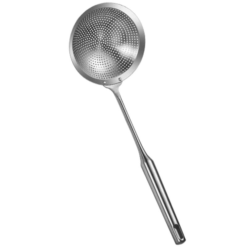 Schlitzlöffel für Kochbedürfnisse Edelstahl Schaumlöffel zum Abtropfen von Nudeln