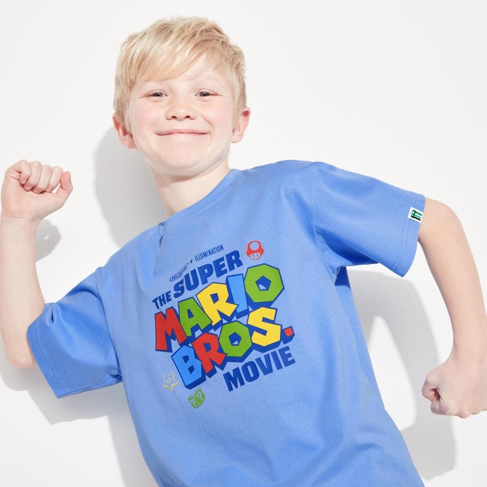 

UNIQLO JAPAN KIDS The Super Mario Bros. Футболка Movie UT с короткими рукавами