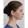 Annie Wave Hoop Earrings Ec3117 Silver Plated