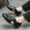 Fashion 2025 New Handmade Men's Sandals Summer Comfortable Mesh Outdoor Sandals Zapatos Para Hombre Leather Sandals for Men 38-47